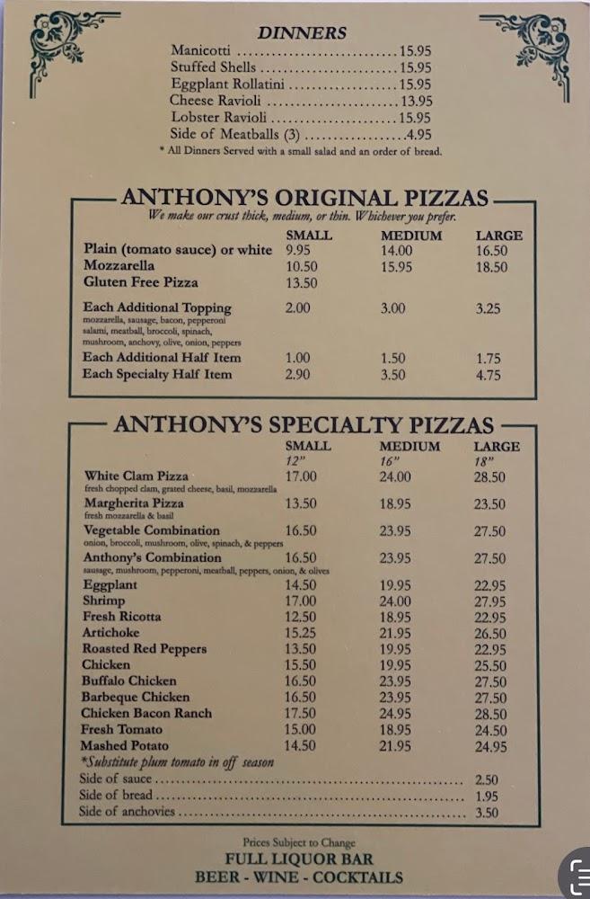 Anthony's Cheese Ravioli